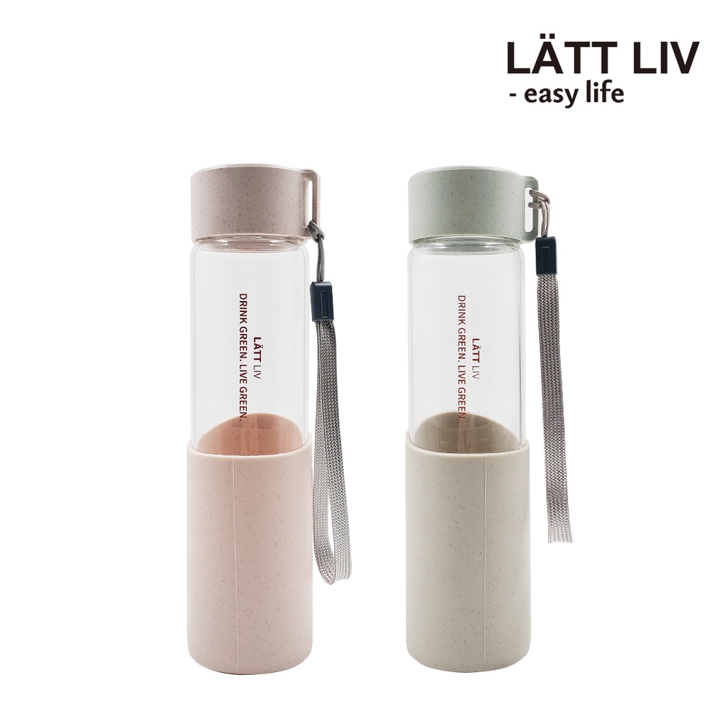 LATT LIV Portable Glass Bottle - 370ml | Shopee Philippines