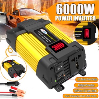 6000W Solar Power Inverter 12V TO 220V 4000W 12V DC To 220 AC Car