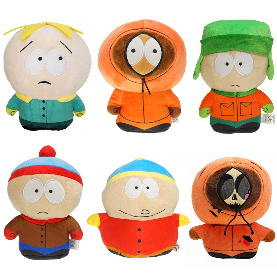 Anime The South Parks Plush Toys Cute Cartoon Stan Kyle Kenny Cartman Stuffed Figures Kids