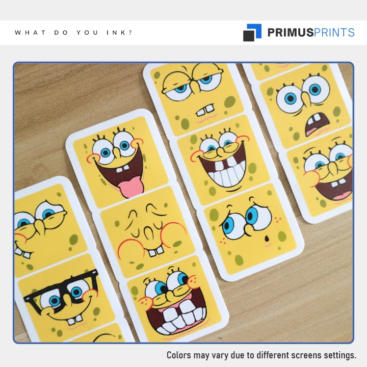 Random Spongebob Faces Sticker | 3 square stickers | Waterproof Sticker ...