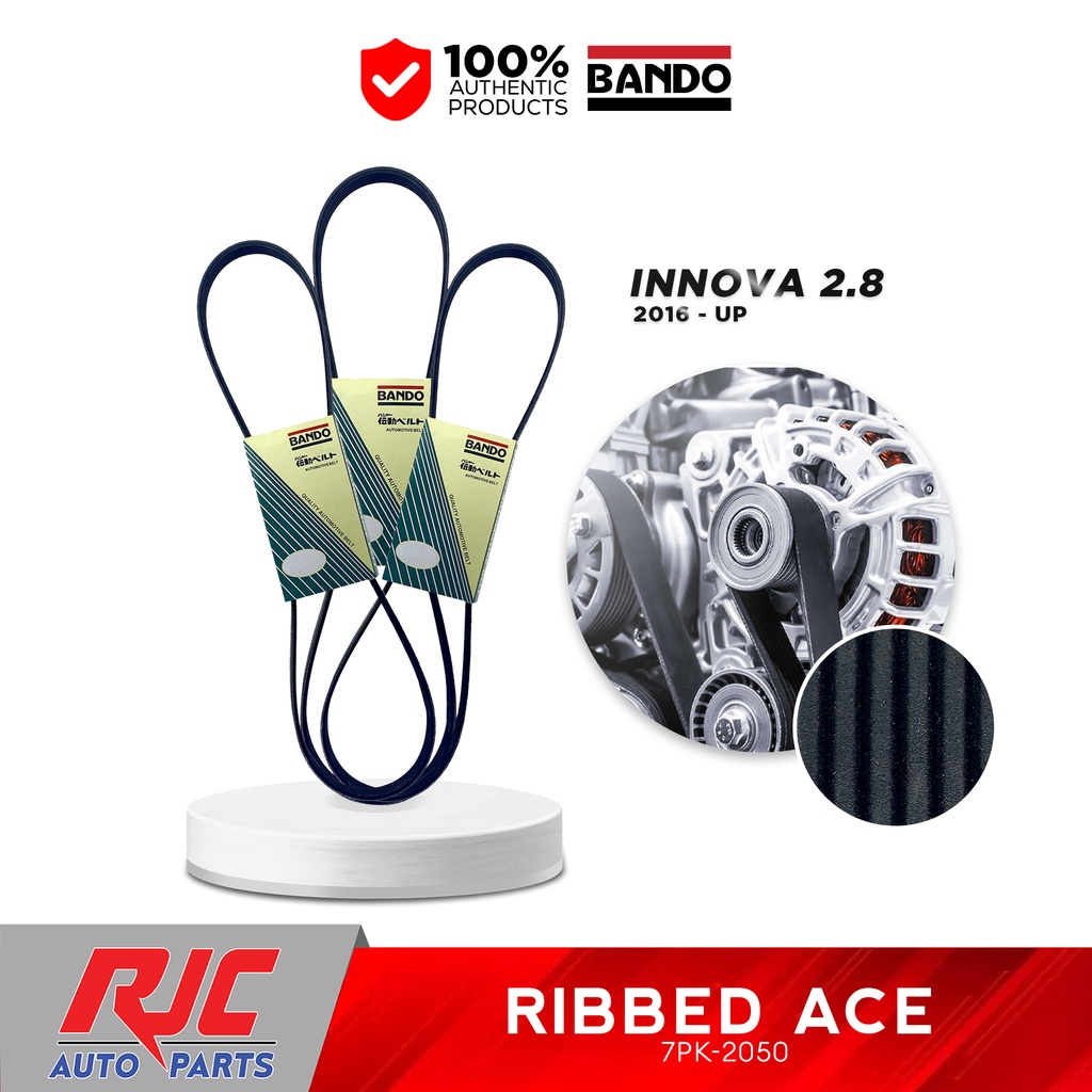 Bando Fan Belt Toyota Innova 2.8 2016 - Up Alternator Belt 7PK-2050 1pc ...