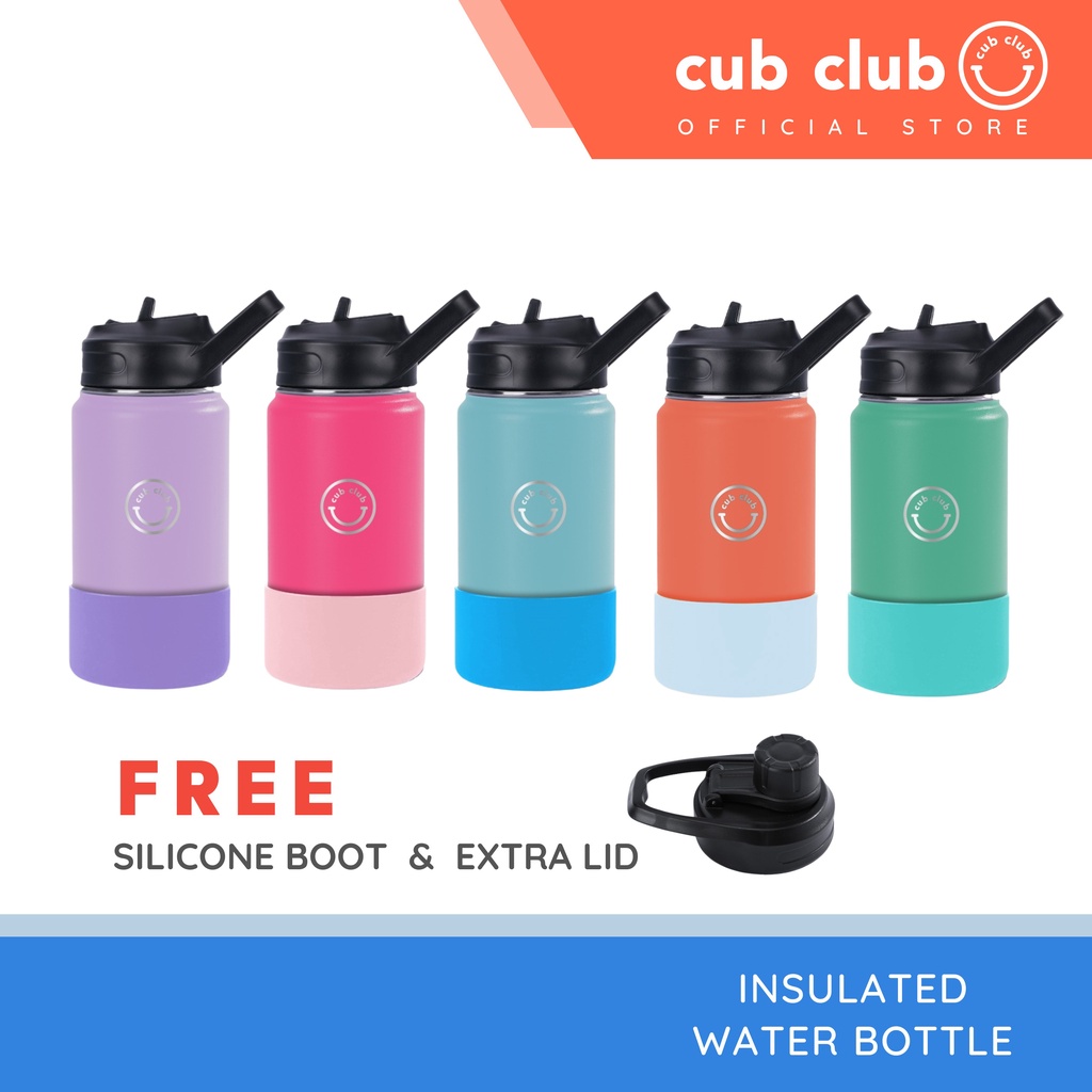 Cub Club 12 oz Kids Vacuum Insulated Stainless Steel Jug Water Flask ...