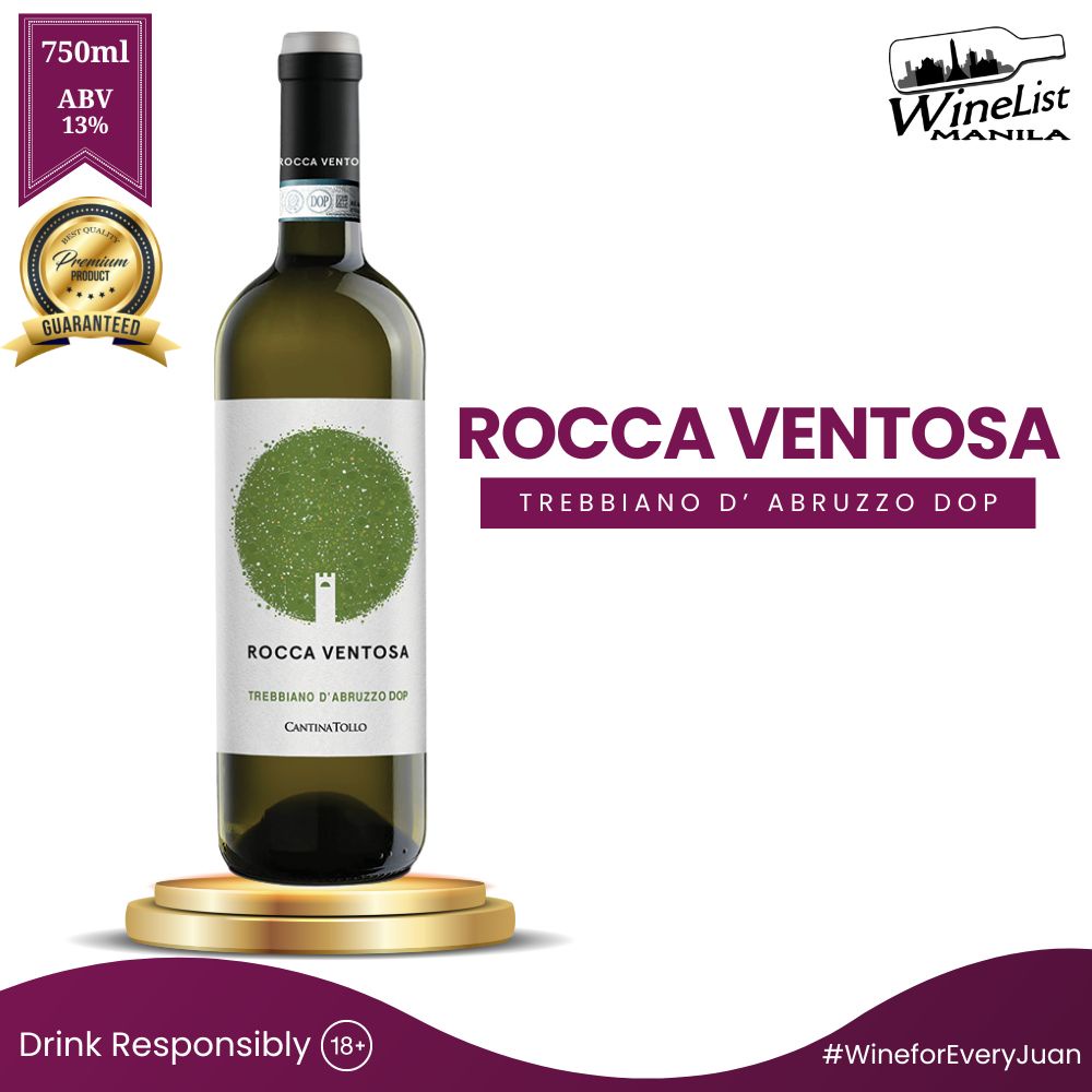 Rocca Ventosa Trebbiano D Abruzzo DOP | Terre Di Chieti, Italy ...