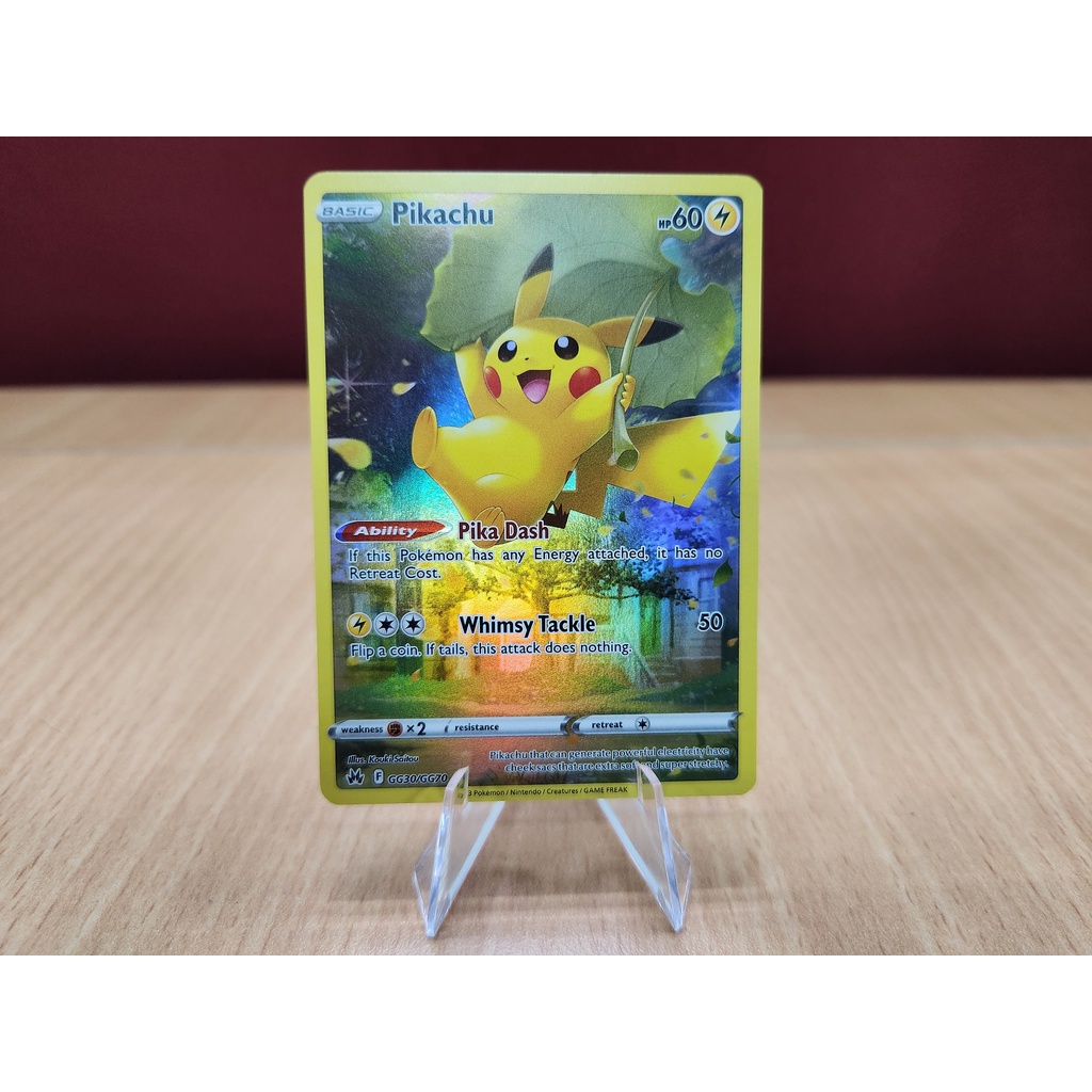 Pikachu Galarian Gallery Gg 3070 Ultra Rare Sword And Shield Pokemon Card Singles 