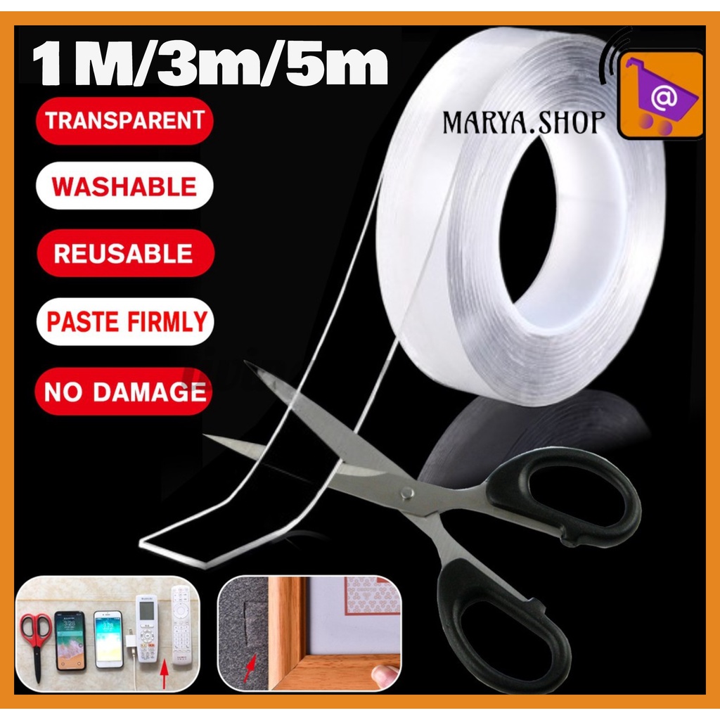 Double Sided Tape Washable Nano Magic Tape Transparent No