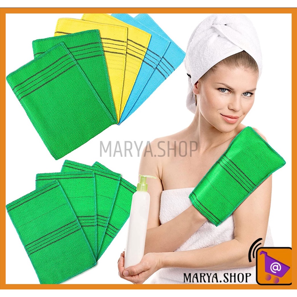 MARYA.SHOP Asian Exfoliating Washcloth Korean Exfoliating Mitt Glove ...