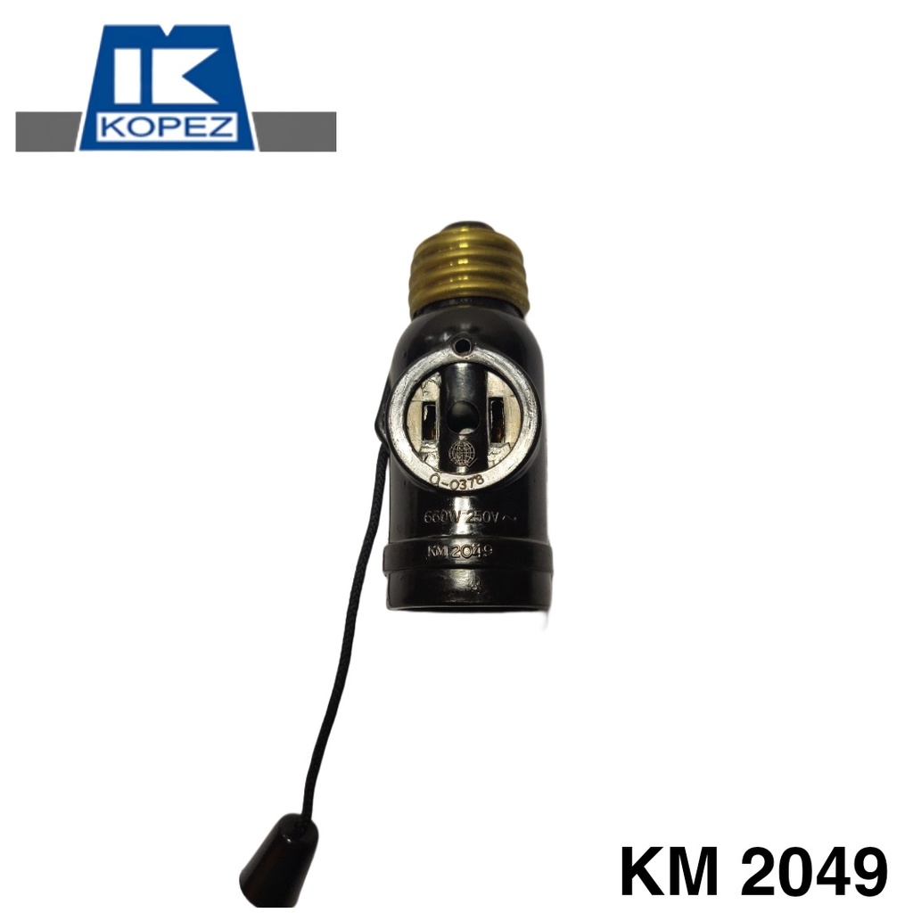 KOPEZ Chain Pull Lamp Holder Current Tap (KM2049) | Shopee Philippines