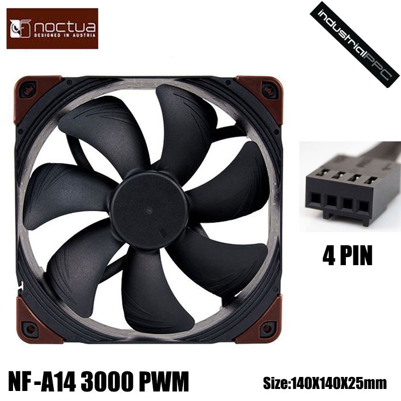 Noctua NFA14industrialPPC3000 PWM High speed Fan 14cm Industrial Fan