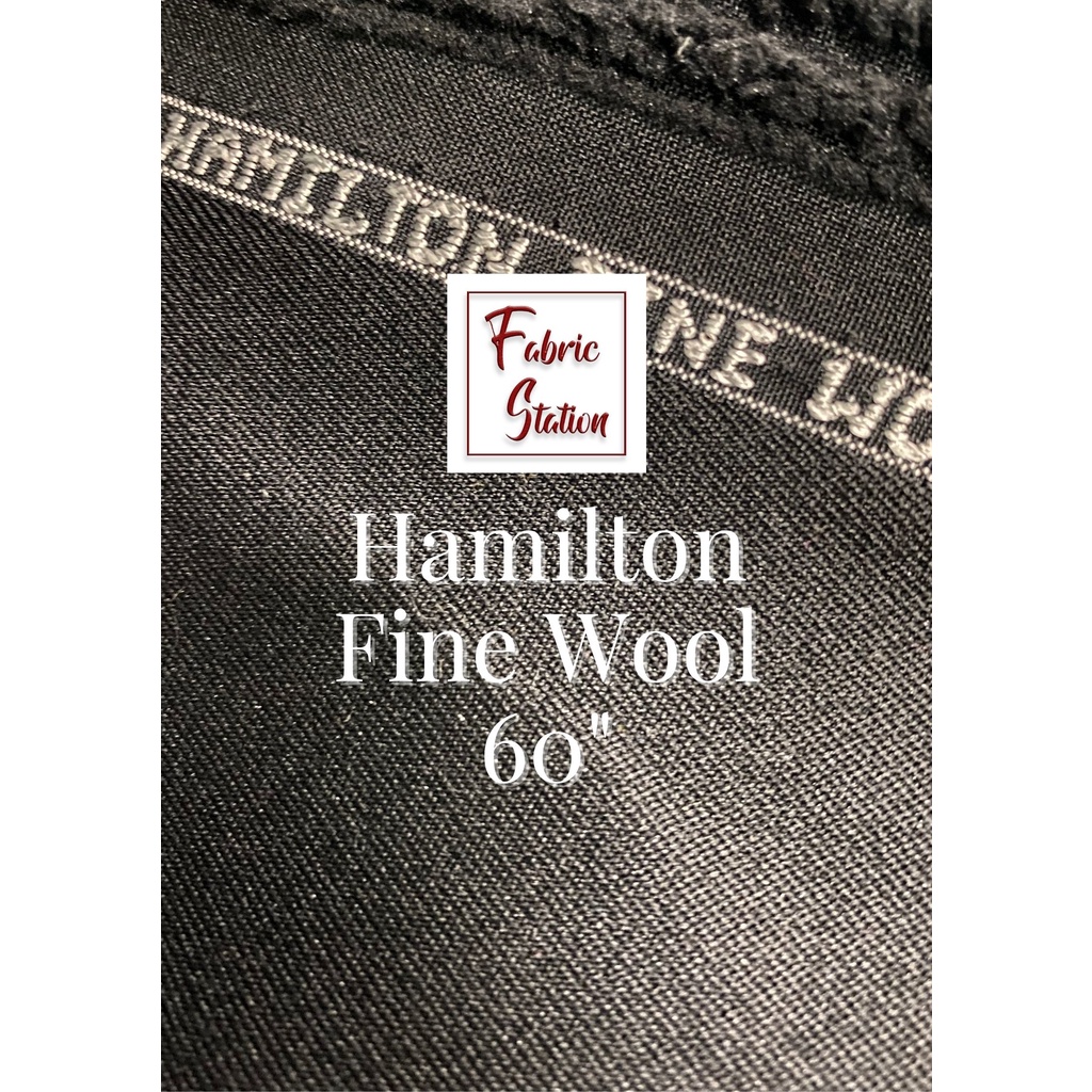 Hamilton Fine Wool 60" for Men's Suits, Office Uniforms and School