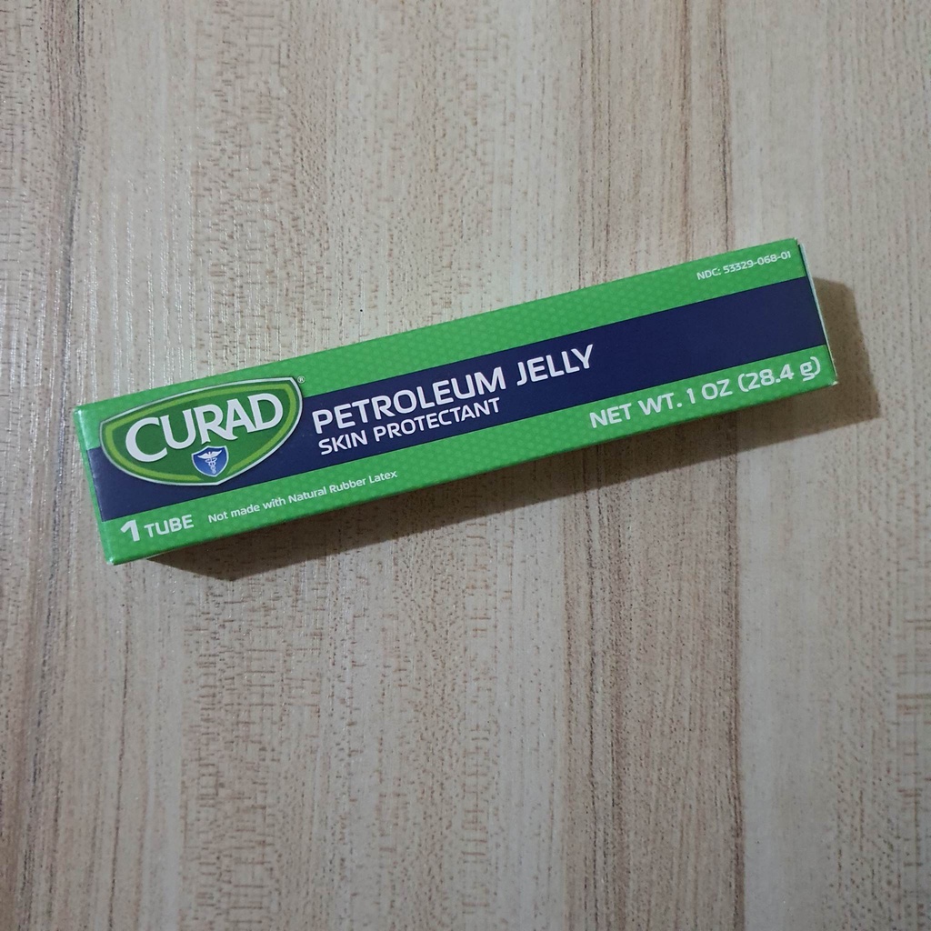 Curad Petroleum Jelly Skin Protectant, Healing Ointment For Dry Cracked
