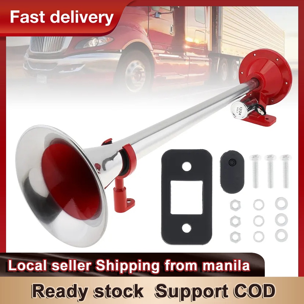 12V 150dB Single Trumpet Musical Air Horn Kit with Dustproof Compressor