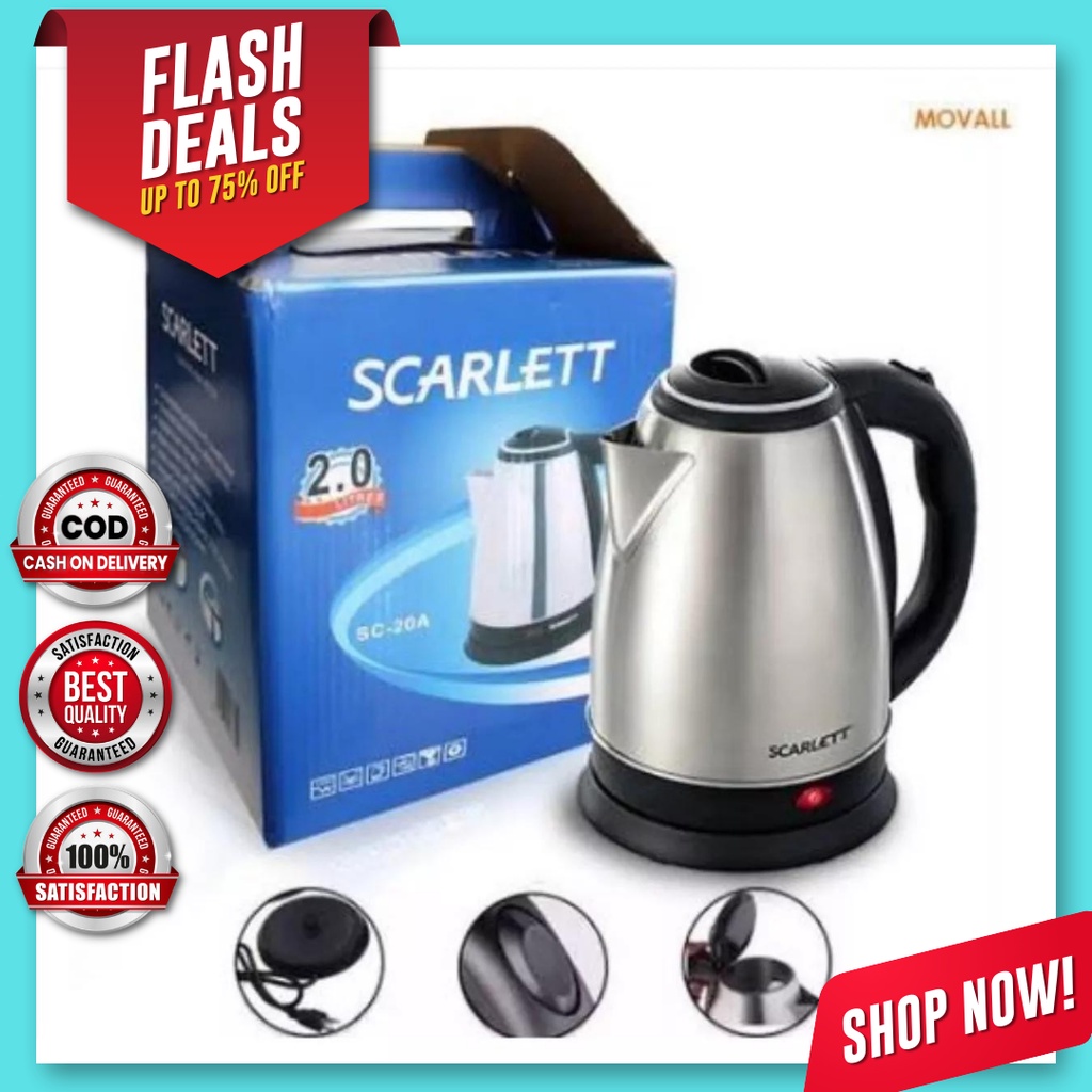 Scarlett electric sales kettle 2 litre