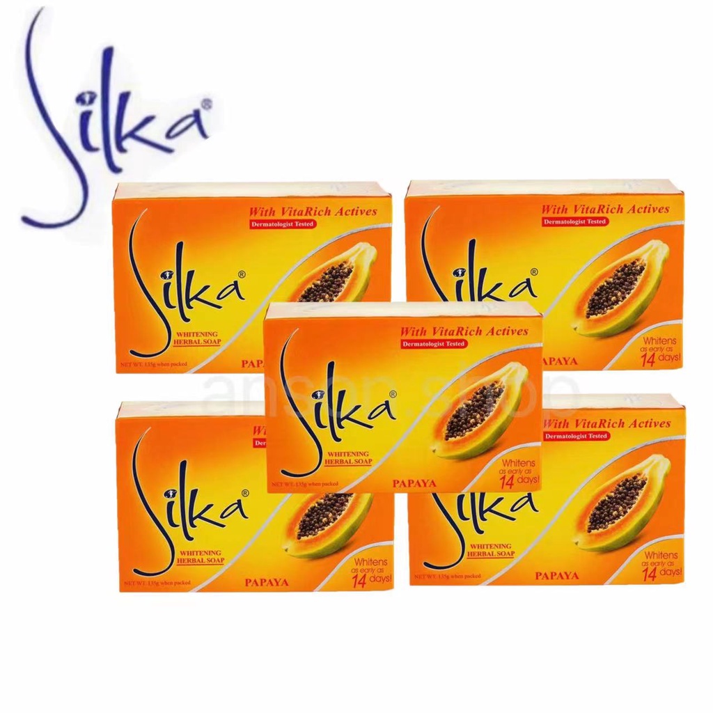 Silka Lotion 20230317003112 ( Set Of 5 ) Silka Whitening Herbal Papaya 