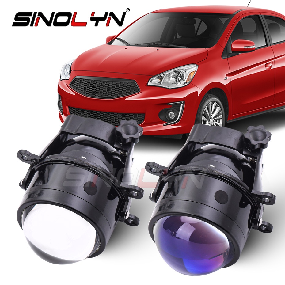 3" HID Bixenon Projector Fog Light Set For Mitsubishi Mirage / Attrage G4 20122021 D2H H11