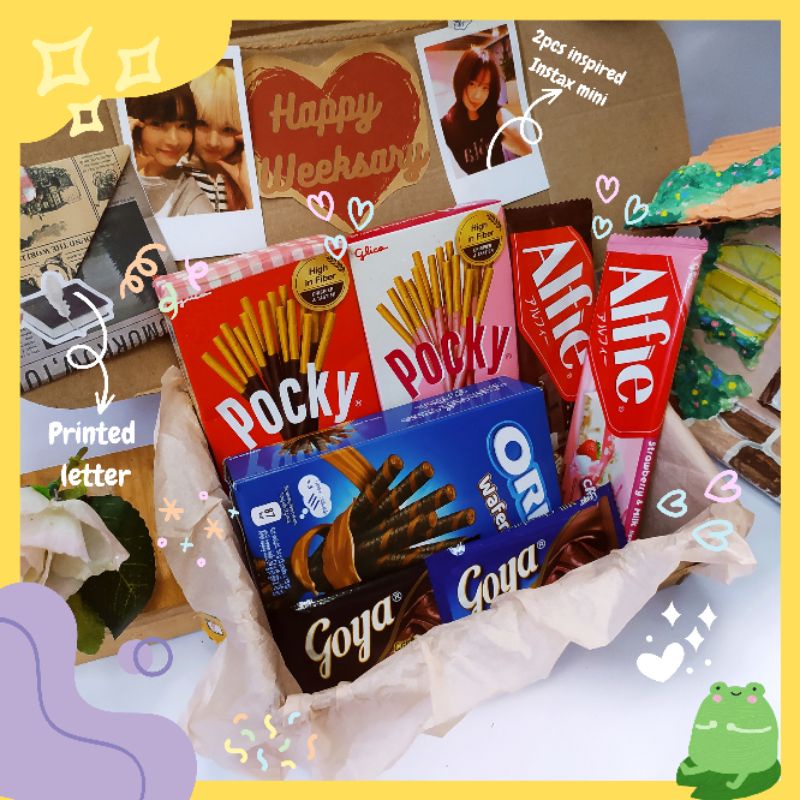 Chocolate gift box/perfect gift/suprise gift/gift set/ with greetings