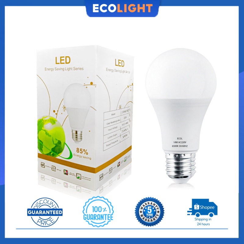 LED Bulb 5W/7W/9W/12W/15W/18W Lights for Room Light Bulb Energysaving Warm&White Light bulb