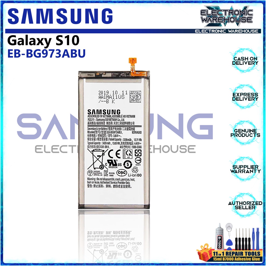 Battery For Samsung Galaxy S10 Model Eb Bg973abu Shopee Philippines 8591