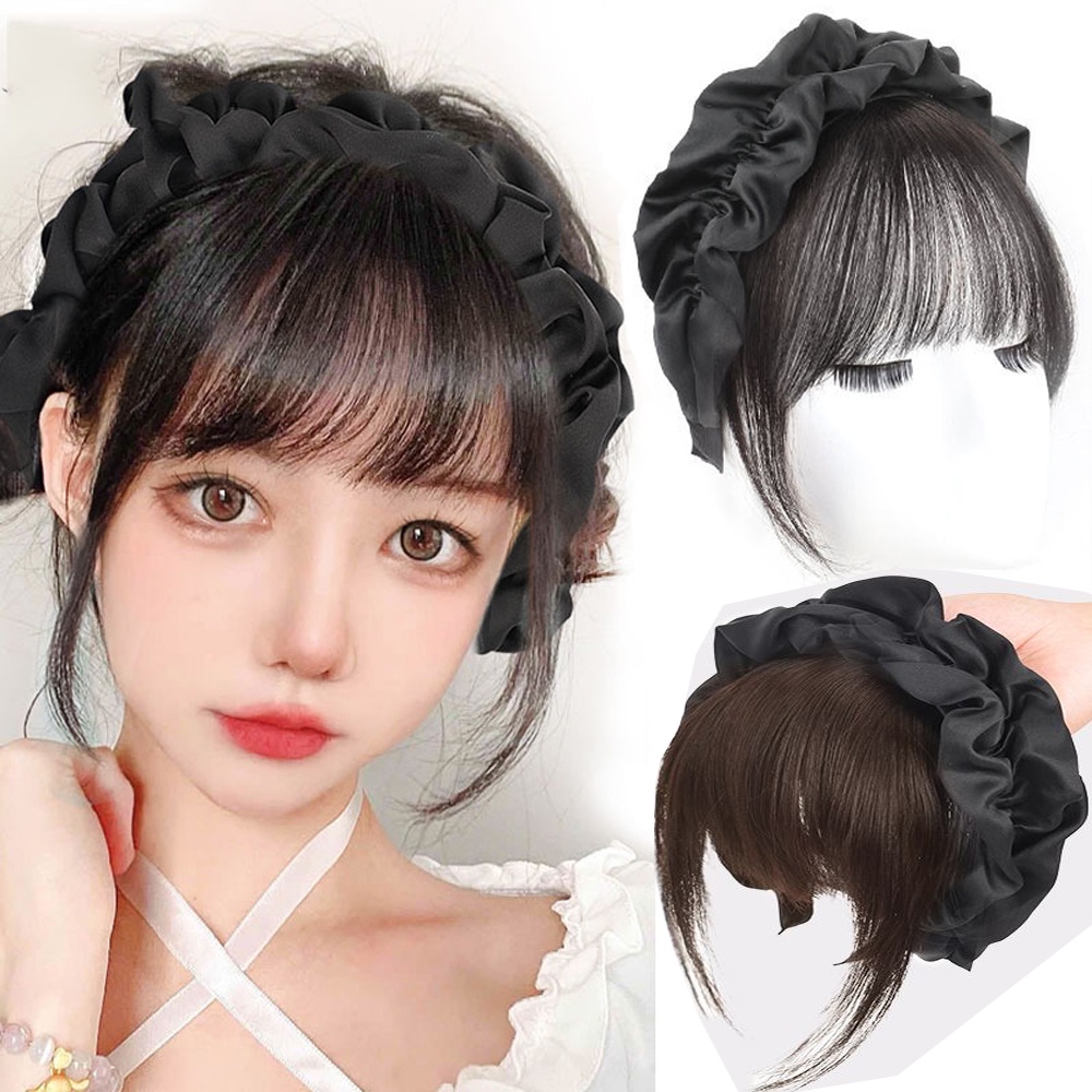 Headband Fringe Hair Extensions New Fashion Synthetic Fake Bangs