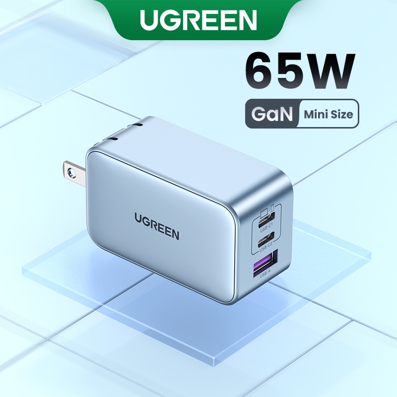 UGREEN GaN 65W USB C Charger Quick Charge QC4.0 QC PD3.0 PD USBC Type