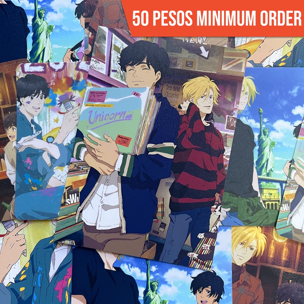 Banana Fish Anime Themed Merch (Photocards, Art Prints) Shopee Philippines