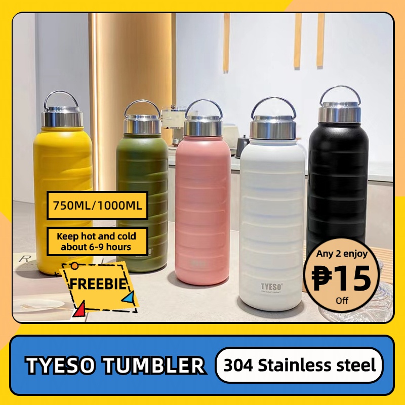 TYESO Tumbler Vacuum Insulated Thermos Stainless Steel Vacuum Flasks