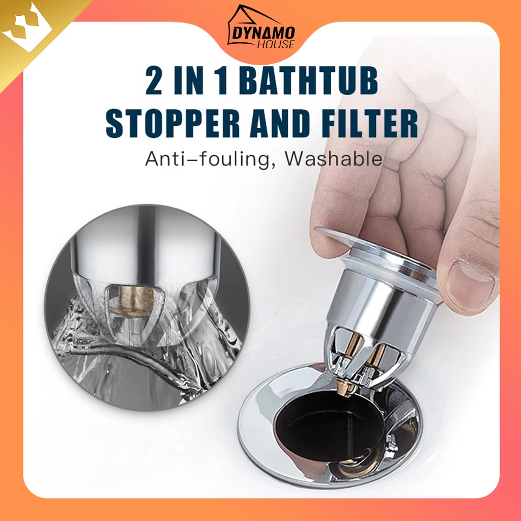 2 in 1 bathtub stopper and filter Universal Washbasin Water Head