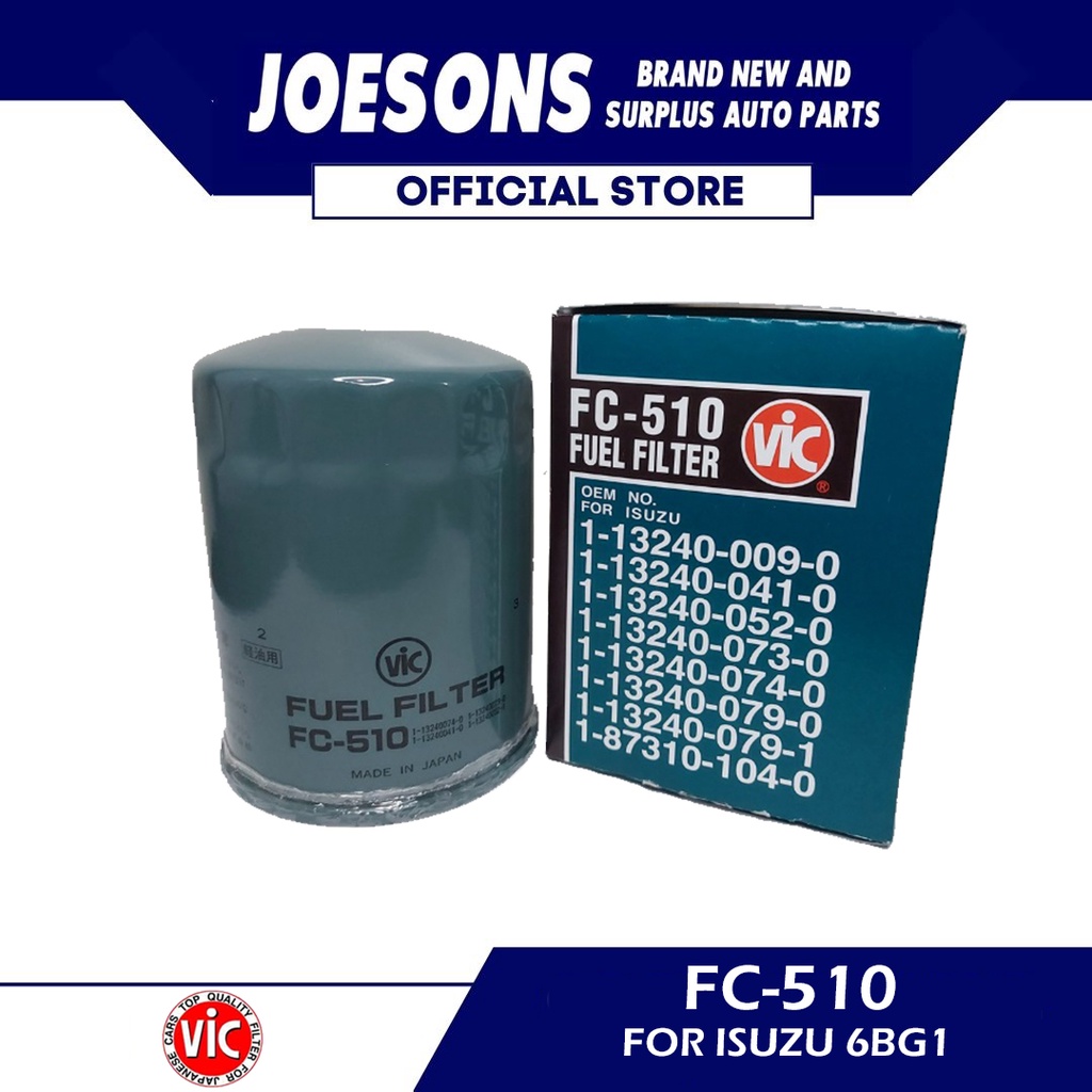 FC-510 FUEL FILTER FOR ISUZU 6BG1 / PATROL | Shopee Philippines