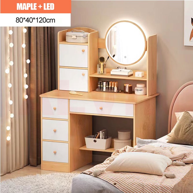 ALVIN Dressing Table Bedroom Minimalist Modern Ins Dressing Table