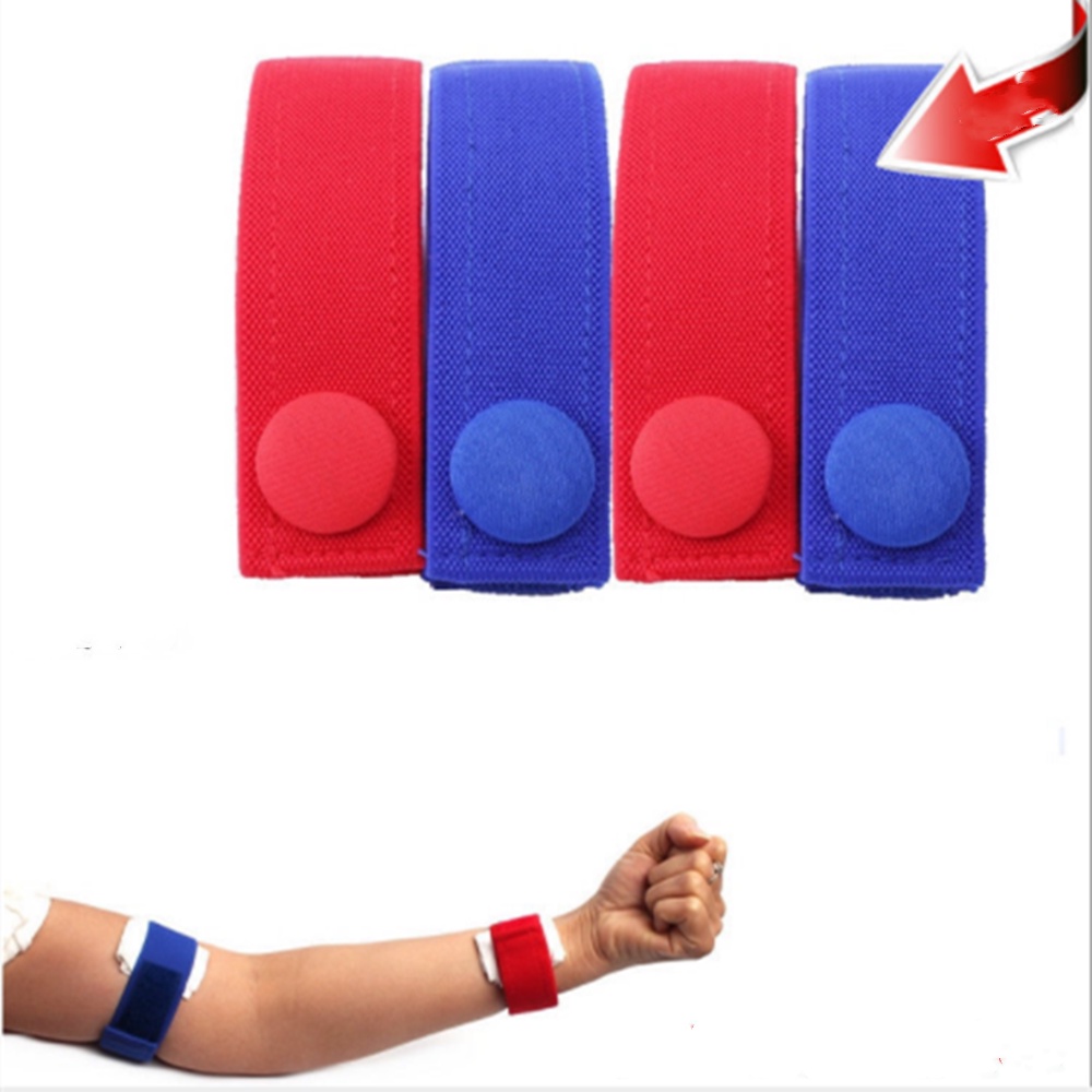 4CM Tourniquet Dialysis Hemostatic Strap Velcro Elastic Hook And Loop