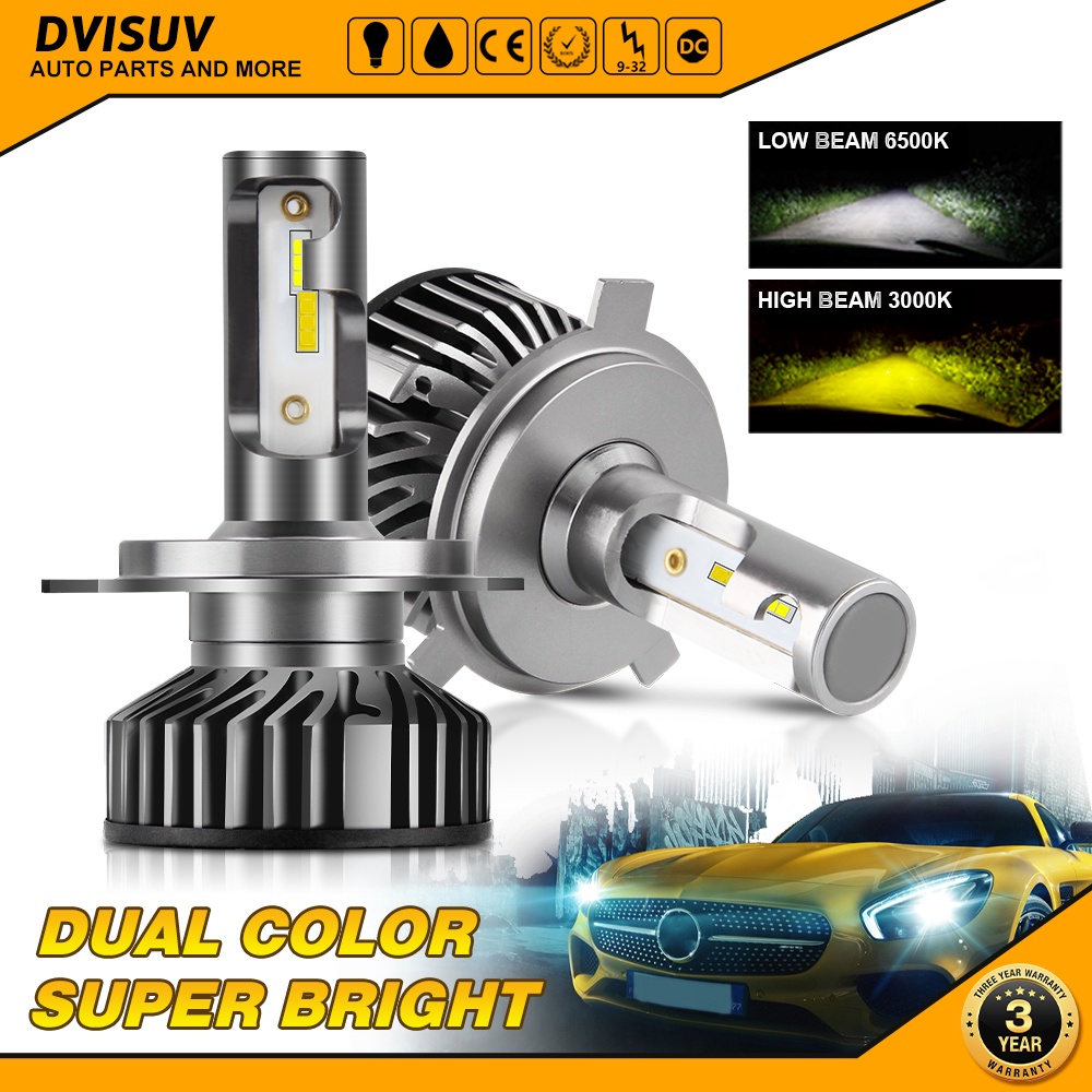 H4 LED Headlight for Car H4 H7 H11 led Bulb 12V 80W 10000LM 6000K 3500K ...