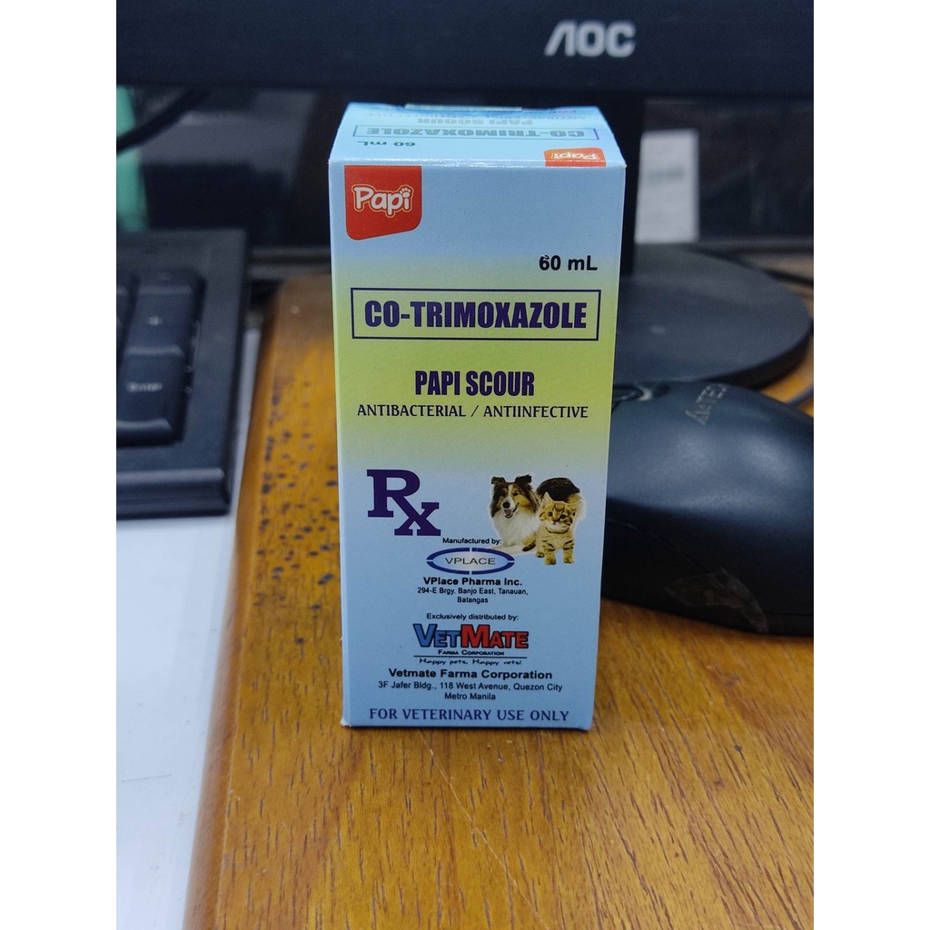 PAPI SCOUR CO-TRIMOXAZOLE 60mL | Shopee Philippines