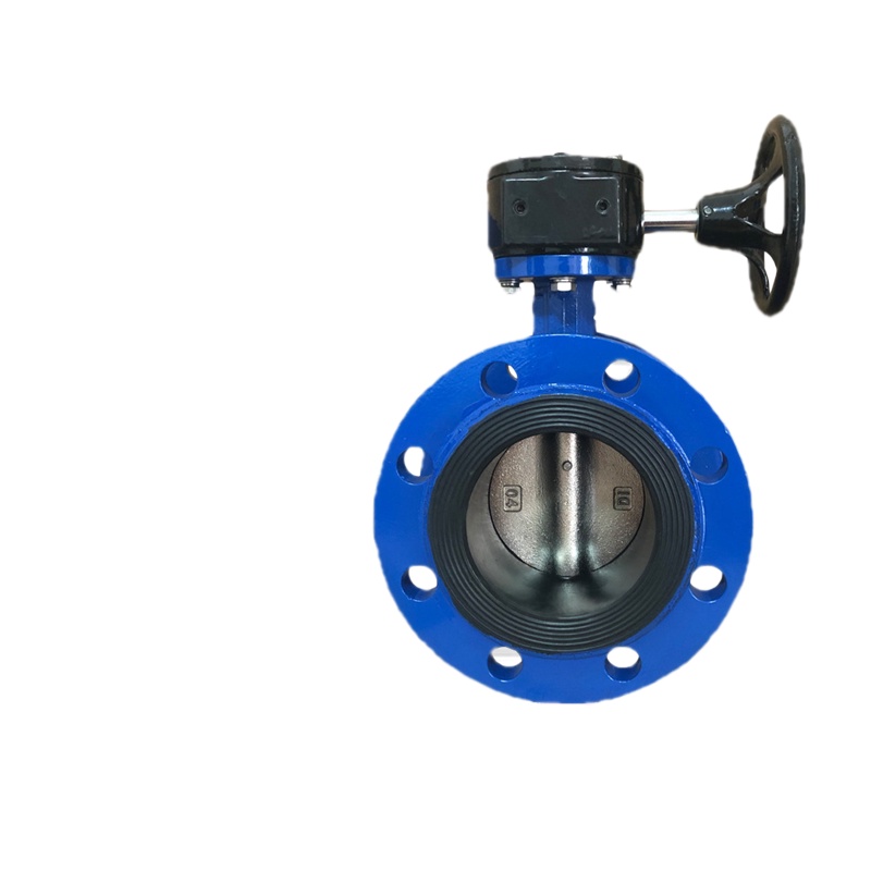 Flange turbine butterfly valve turbine butterfly valve DN50 65 80 100 ...