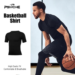  New Compression Shirts for Men 1/2 Single Arm Long Sleeve  Athletic Base Layer Undershirt Gear T Shirt for Workout Basketball :  Clothing