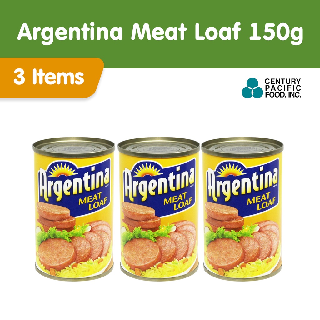 Argentina Meat Loaf 150g Pack of 3 | Shopee Philippines