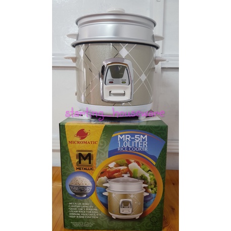 Micromatic MR-5M 1Liters Rice Cooker Good for 3-5 persons | Shopee ...