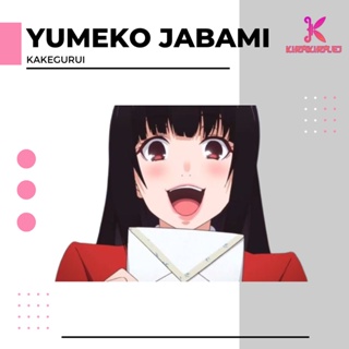 Poster Adesivo Anime Kakegurui Yumeko Jabami - Cogumelo Corp