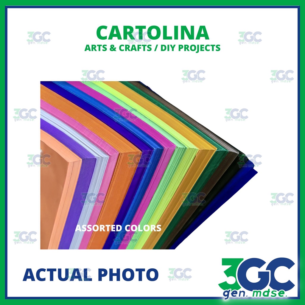 Cartolina 5/10 sheets for Poster Making | Colored Cardboard for School ...