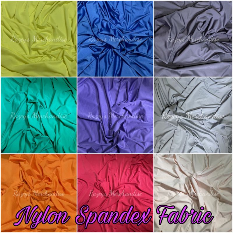 Nylon Spandex Fabric (1 yard is 36 inches 60"width) Shopee Philippines