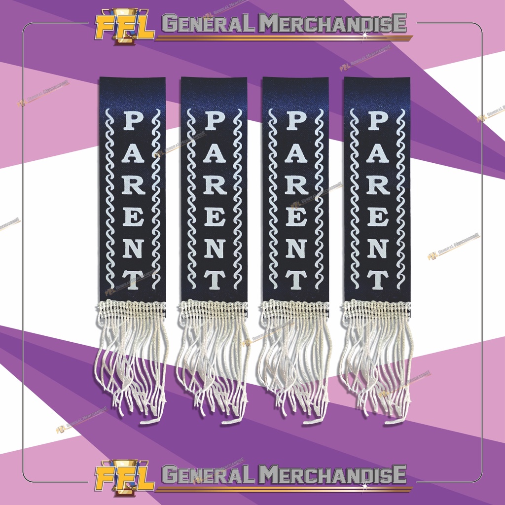 Ribbon with Tassle - Parent Royal Blue & Emerald Green | Shopee Philippines