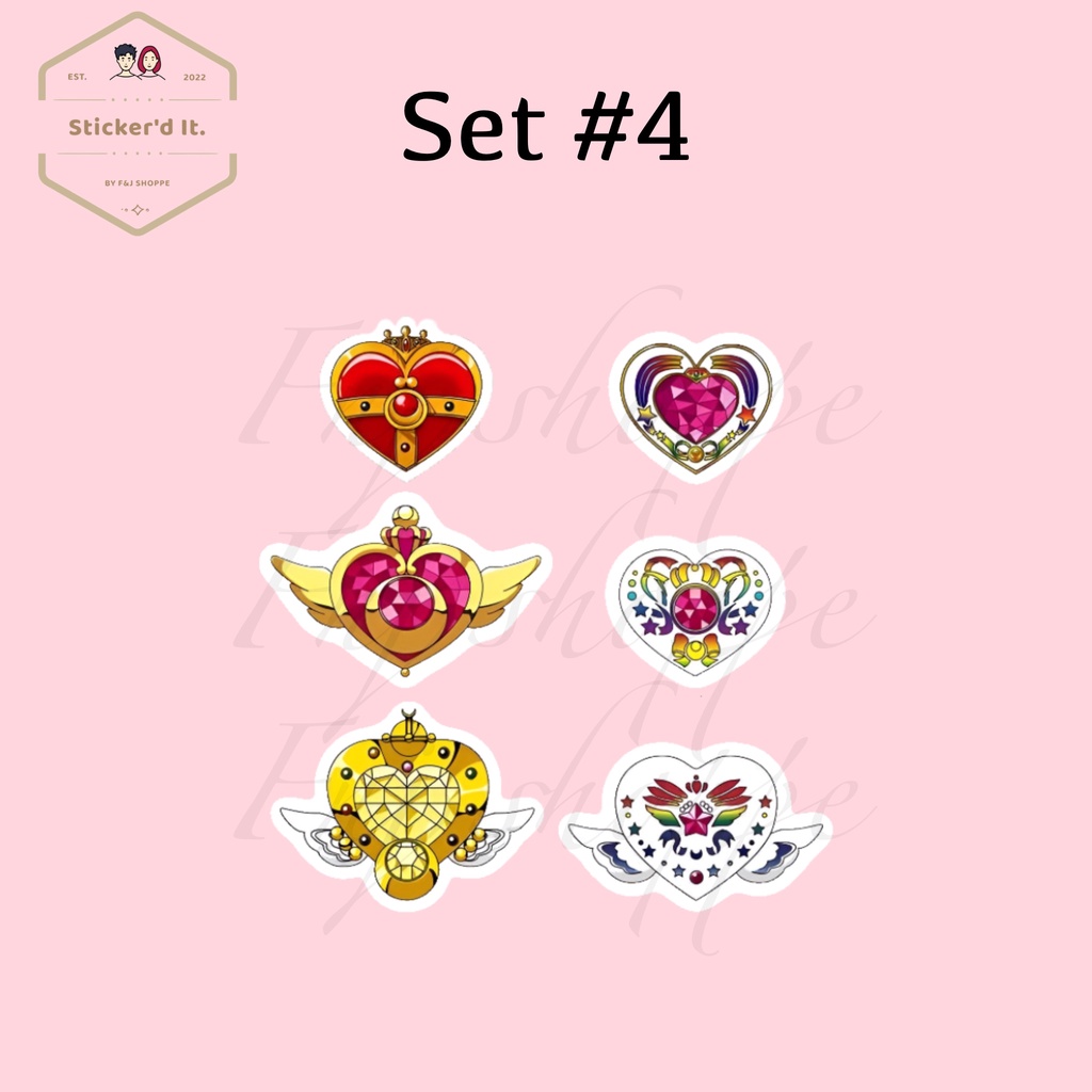 Sailor Moon CVV/CVC Stickers (Anti-Theft Stickers for ATM and Credit ...
