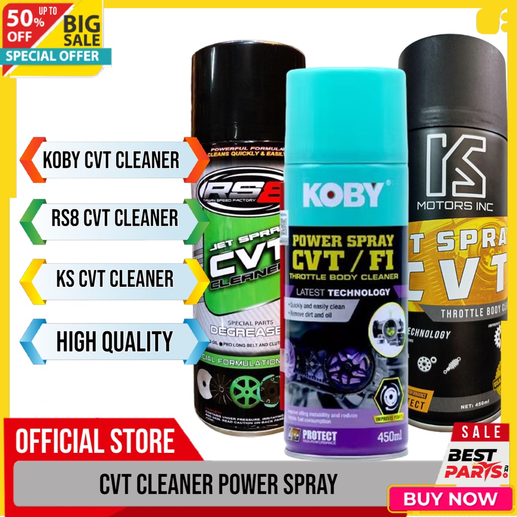 Koby CVT Cleaner / FI Throttle Body Power Spray 450ml/600ml | High ...