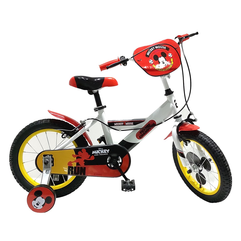 Disney Mickey Mouse Bike 14 Inches w Training Wheels for Kids Toddlers Ages 3 Years Old and Up Shopee Philippines