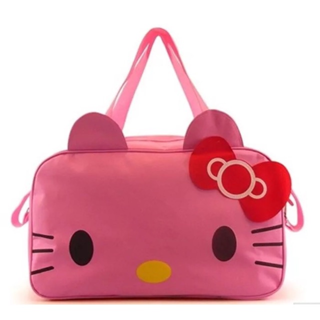 infinite Hello kitty travel bag Korean fashion female short-distance ...