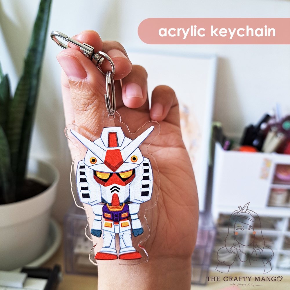 Mobile Suit Gundam Keychain | RX78 Unicorn Unicorn | KYMEC | The Crafty ...