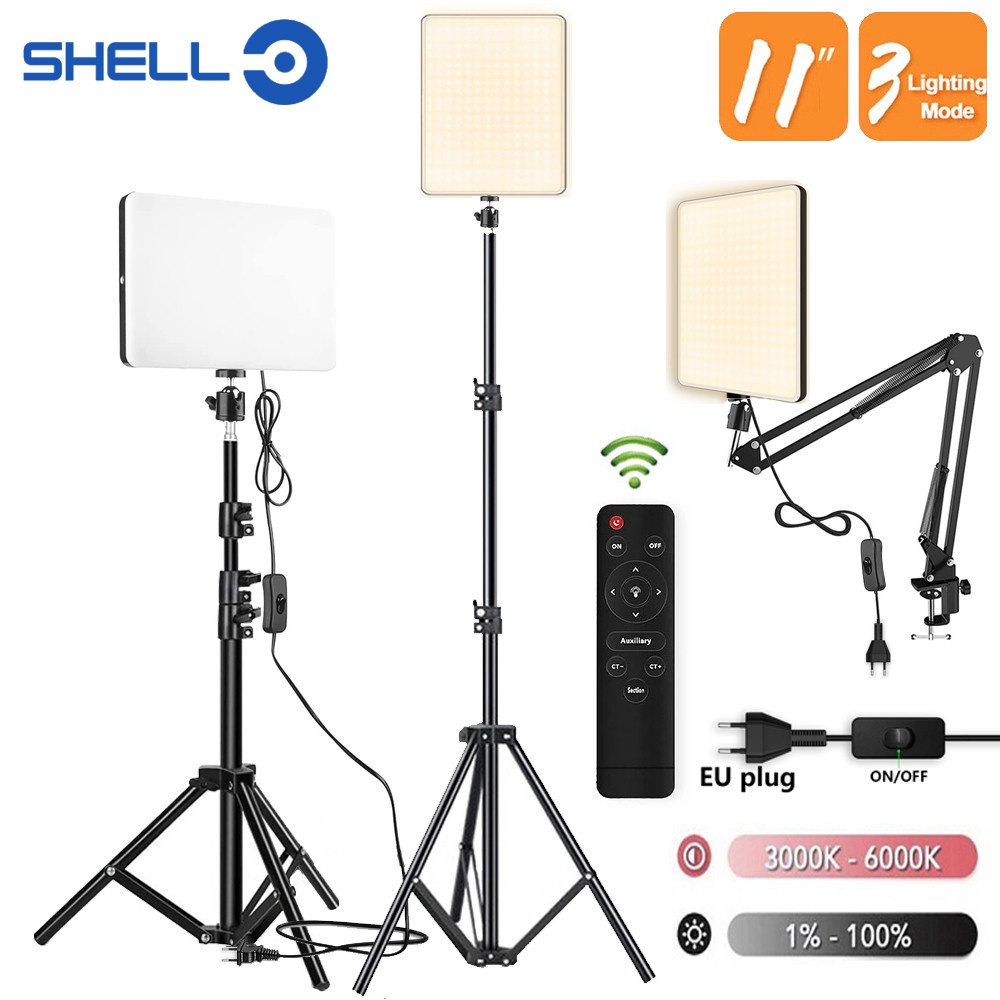 11 inch LED Fill Lamp Video Light Panel Bi-color Photography Lighting ...