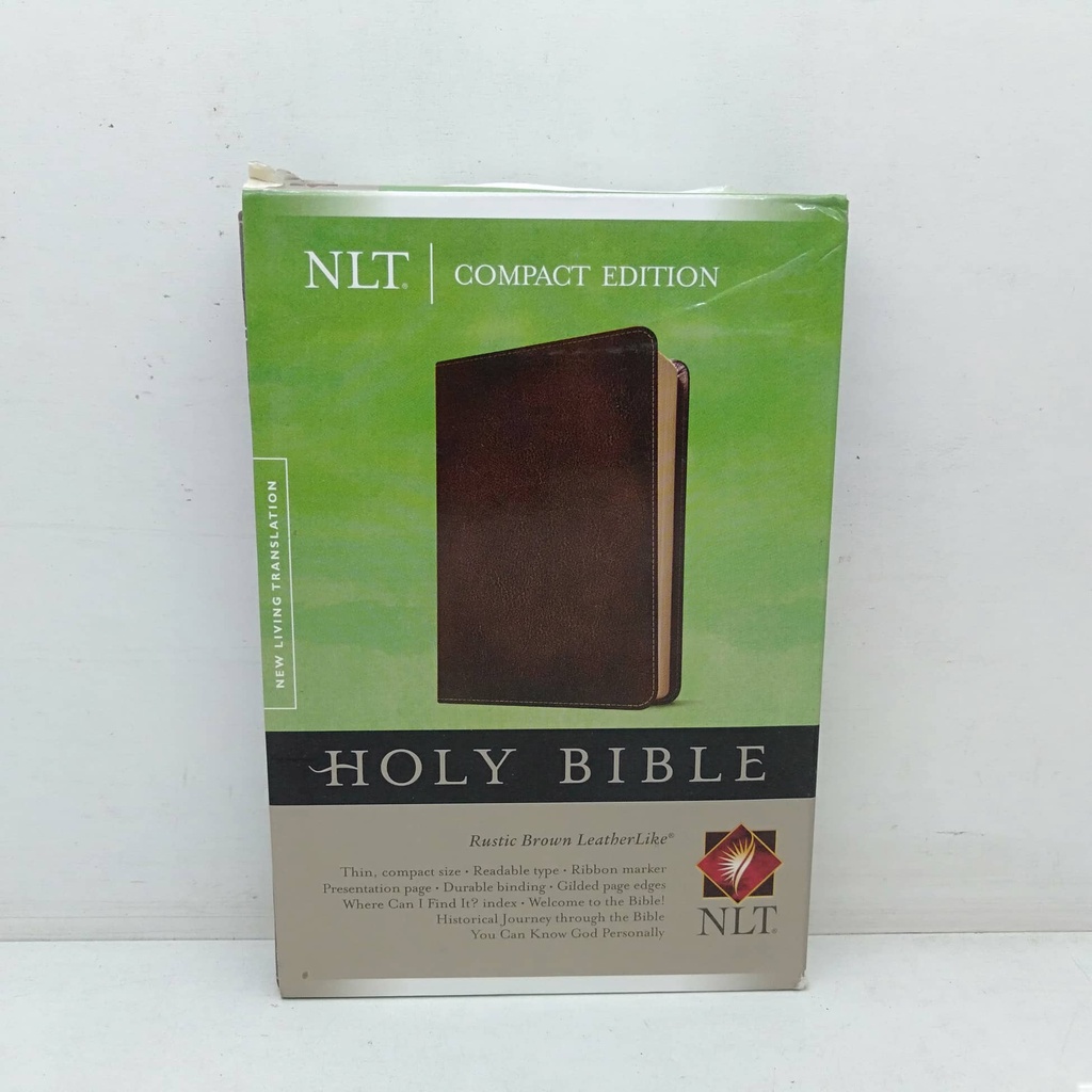 NLT COMPACT EDITION BIBLE Tutone Imitation Leather (SOFTCOVER) by
