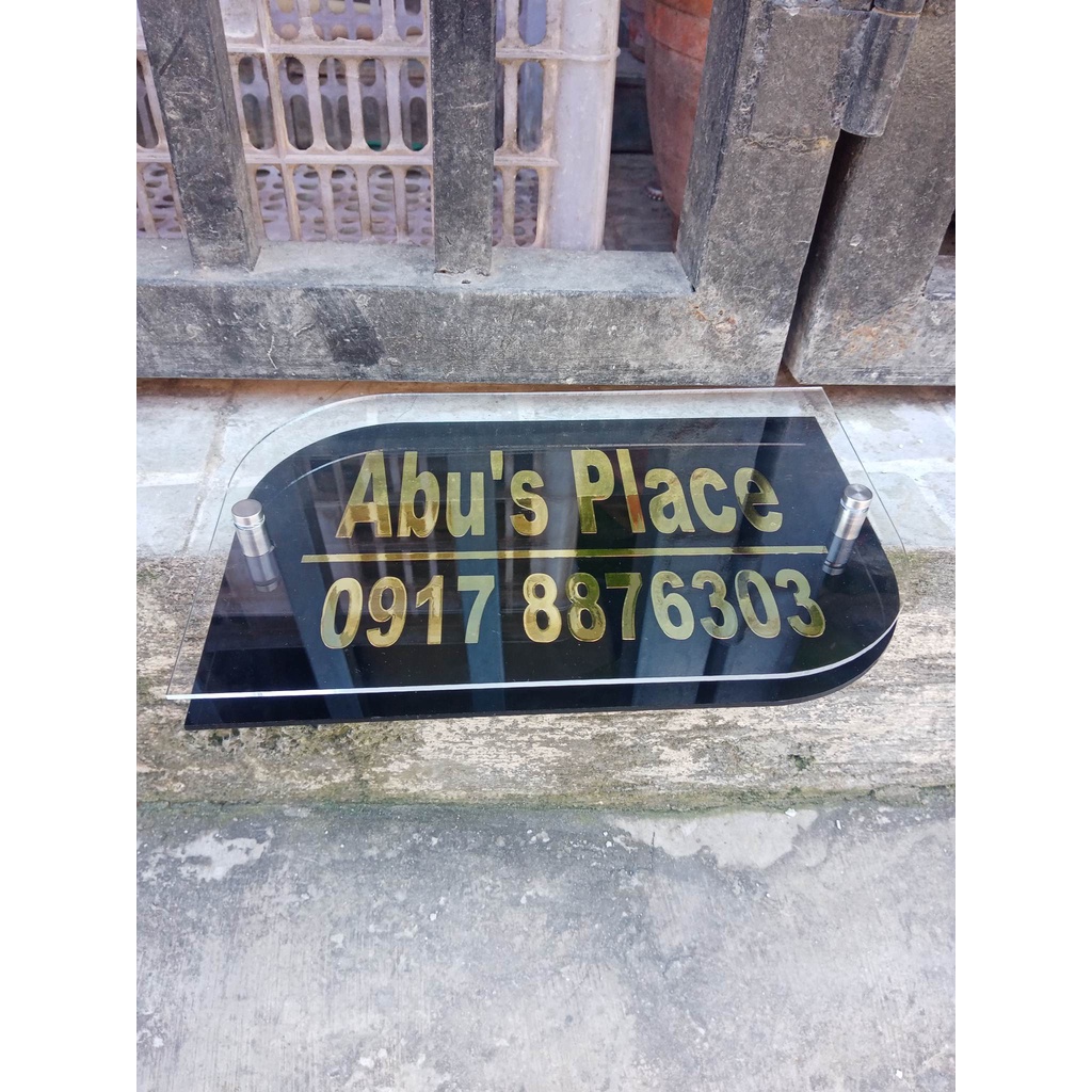 Customize House Plate Number/Signage/marker(dahon type) | Shopee ...