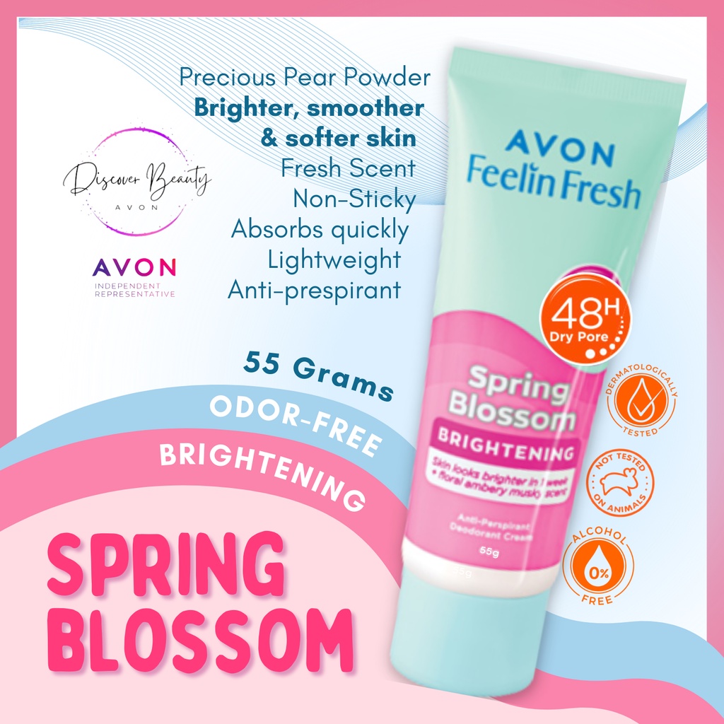Avon Feelin Fresh SPRING BLOSSOM Quelch | Shopee Philippines