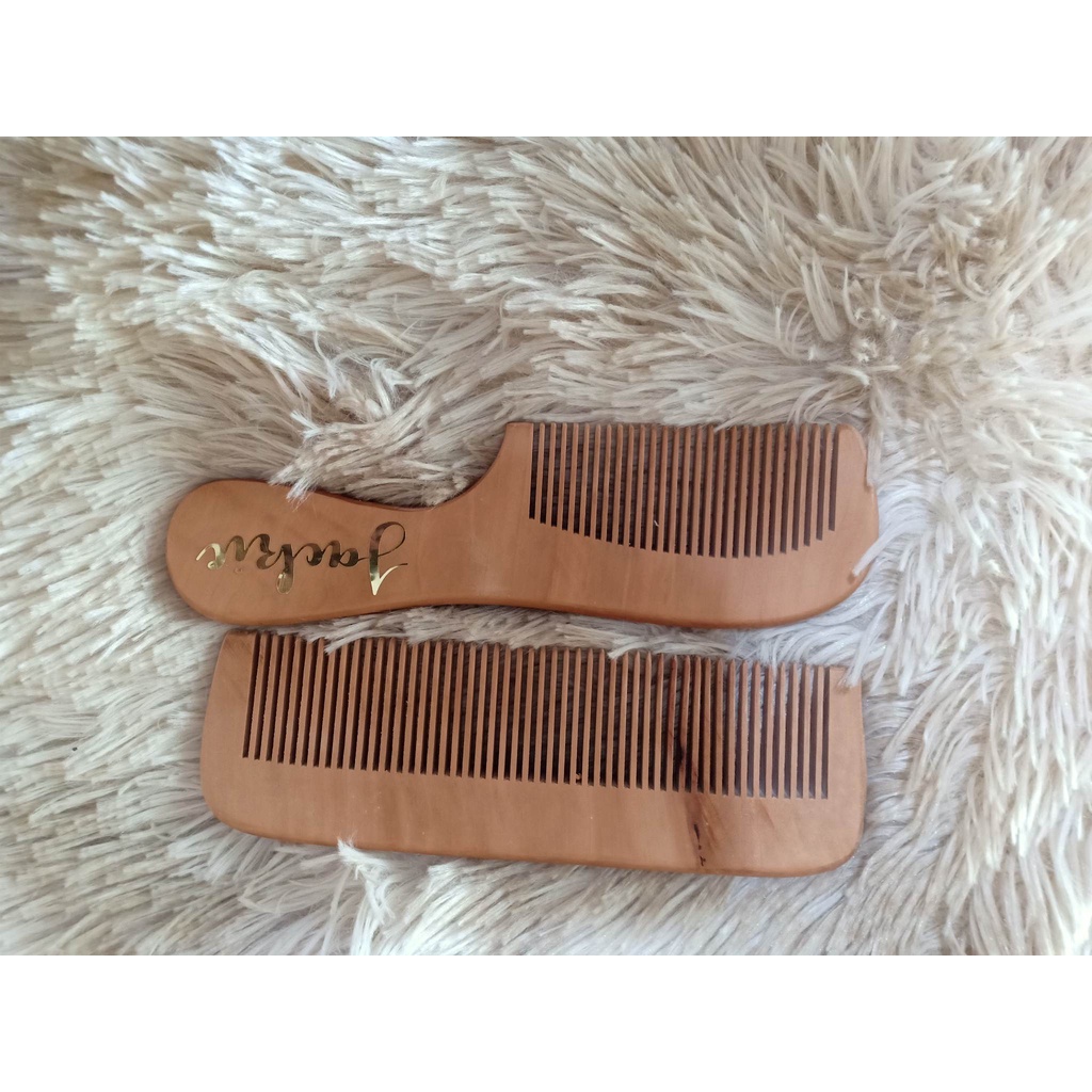 Wooden Comb with Name, Comb with Name, Customized Comb, Aesthetic Comb