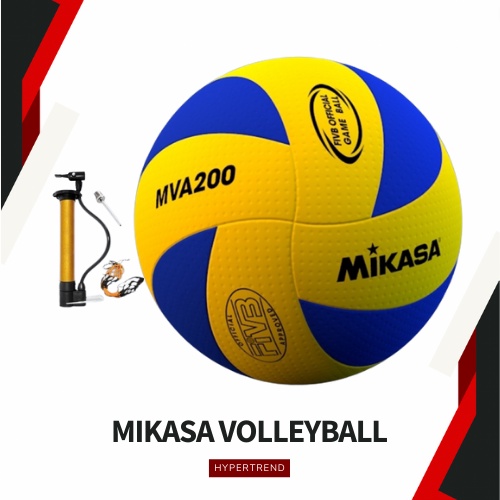 Mikasa MV200 Volleyball Game Ball Competition Ball Leather Official